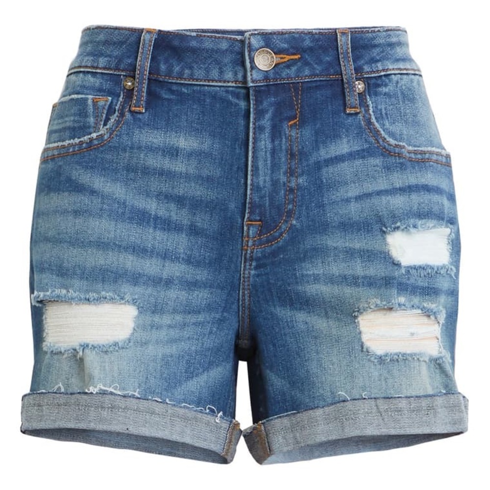 NWT: VIGOSS Medium Wash Marley Shorts Size 27